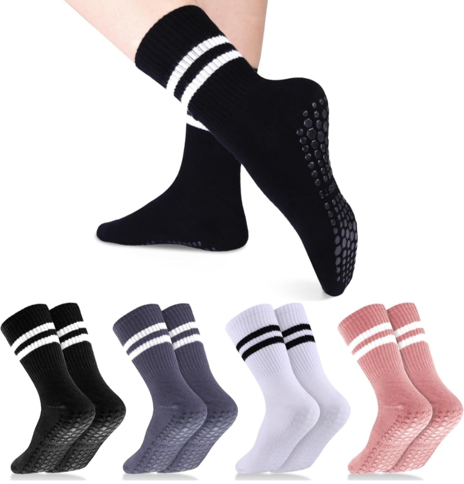 Aurelia - Pilates Grip Sock 4 Pack