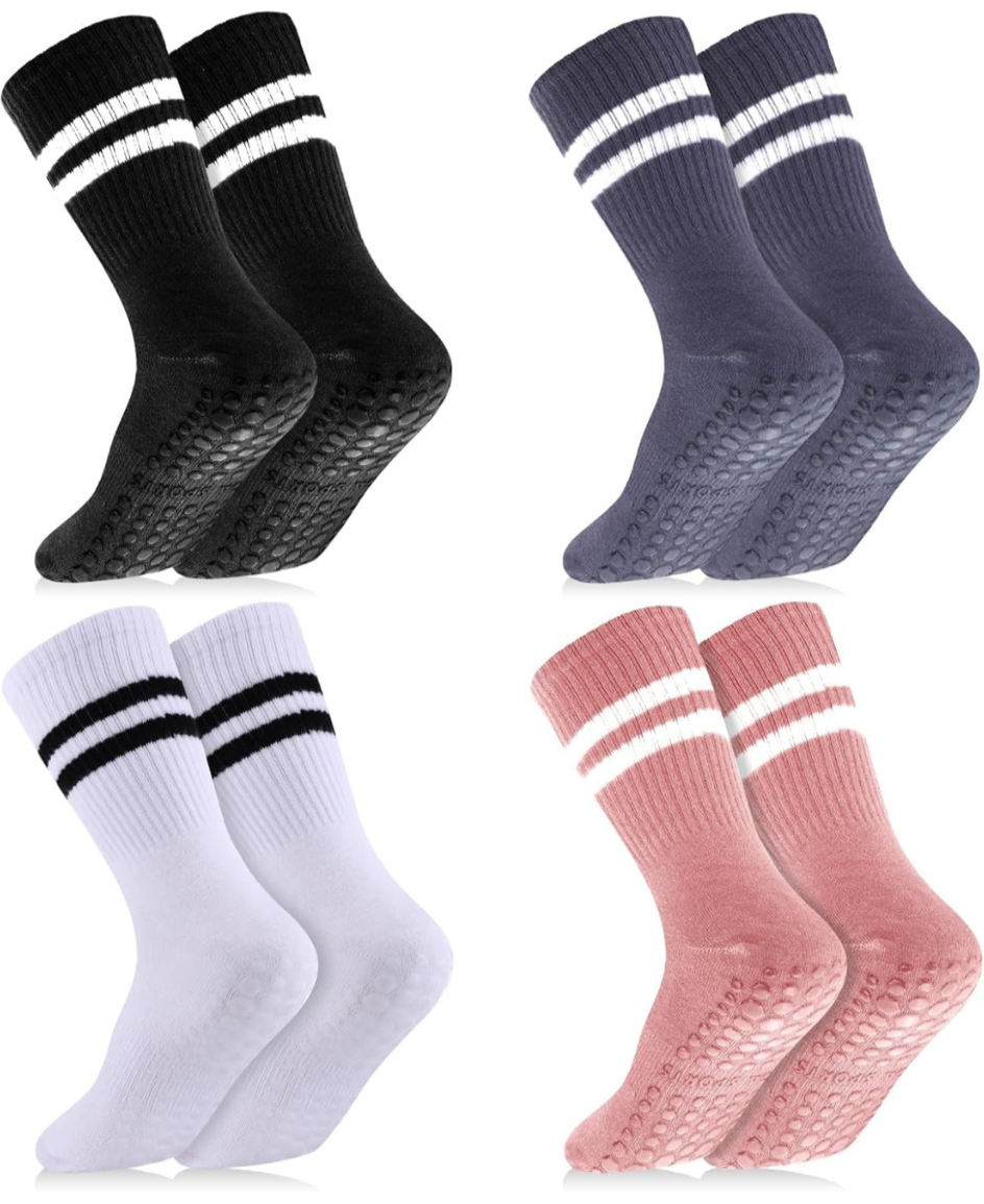 Aurelia - Pilates Grip Sock 4 Pack